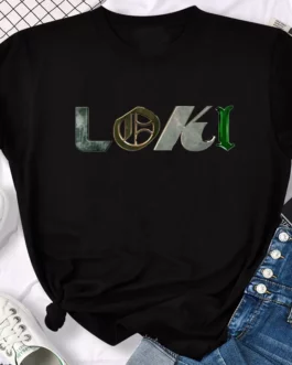 Super Hero Loki Letter Print T Shirt Men Funny God of Mischief Loki Graphic Tees Shirt Summer Tops Cartoon T-Shirt Male