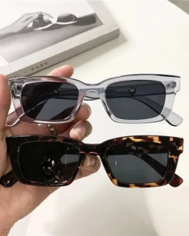 2021 New Women Rectangle Vintage Sunglasses Brand Designer Retro Points Sun Glasses Female Lady Eyeglass Cat Eye Driver Goggles