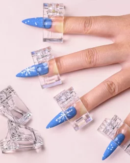 1/5/10pcs Acrylic Nail Clip Finger nail Extension UV Clamps Quick Building Nail Tips Clips Tools For French False Nail Design