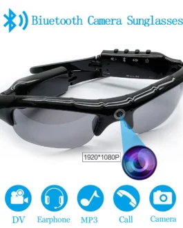 1080P HD Glasses Camera Audio Video Mini Recorder Outdoor Cycling Protable Micro Secret Surveillance Camcorder MP3 DV Action Sun