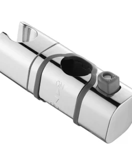 1pc Replacement Shower Head Holder Bracket Shower Slide Rail Bar Holder 18-25mm Adjustable Clamp Bathroom Fixture