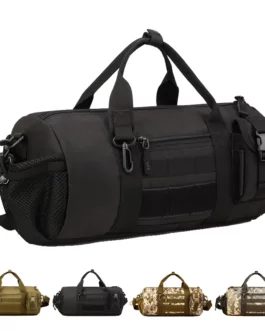 Camo Tactical oulder Bag Men Sports Bag Bucket  Duffle Molle Handbag Waterproof Military Bag  Women Camping Valise K319