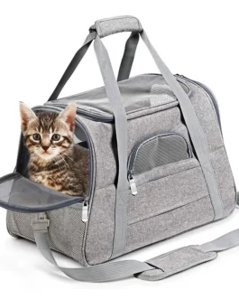 Bag Cat Out Portable Pet Bag Large Capacity Dog Bag Cat Portable Slung Cat Cage Canvas Dog Backpack