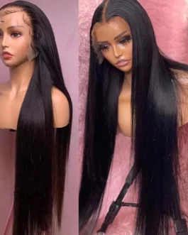 30 40 Inch Straight Lace Front Wigs Human Hair 360 Full Lace Wigs For Women Brazilian Pre Plucked 13×4 13×6 Hd Lace Frontal Wig