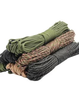 5M/15M/30M 7-Core 550 Paracord 4mm Parachute Cord Outdoor Camping survival Rope kit Umbrella Tent Lanyard Strap Clothesline