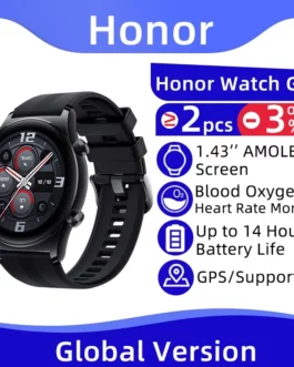 HONOR Watch GS 3 GS3 Smart Watch Dual-frequency GPS Blood Oxygen Monitor 1.43” AMOLED Screen SmartWatch GPS Bluetooth Watch