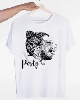 Post Malone Hip Hop T-shirt O-Neck Short Sleeves Summer Casual Fashion Unisex Men and Women Tshirt