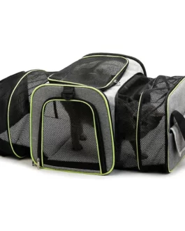 Cat Bag Foldable and Expandable Pet Bag Going Out Portable Car Pet Handbag Breathable Outdoor Cat Backpack