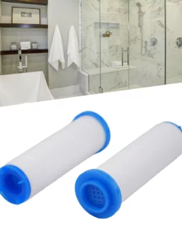 2/5PCS Universal Shower Filter Element Water Purifier 64.5mm Replacement White Shower Head Filters Bathroom Fixture Durable