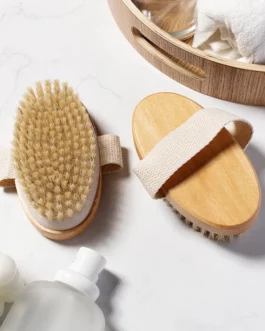 1 Pc Wet Dry Skin Body Natural Bristle Brush Soft SPA Brush Bath Massager Massage Tools Health Care