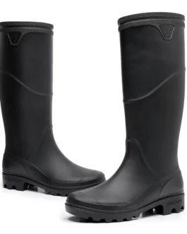 39-46 Mens Rain Boots Waterproof Height 43cm Flat-soled Pvc Slip-on Mid-calf Construction Site Waterproof Male Shoes Hy29