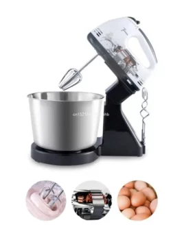 7 Speed Household Kitchen Electric Food Stand Mixer Eggs Whisk Dough Cream Blender Cake Dough Kneader Kitchen Appliance Dropship