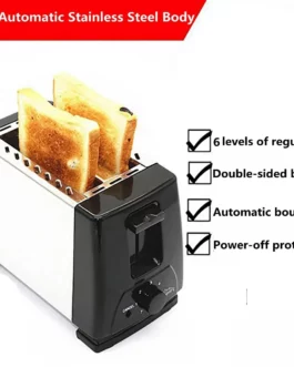 750W 220V Toaster Bread Toasters oven baking kitchen appliances toast machine breakfast sandwich fast safety maker