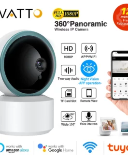 AVATTO Tuya Wifi IP Camera,Smart AI Human Detect Wireless Video Surveillance Camera CCTV Night Camera Home Security Protection