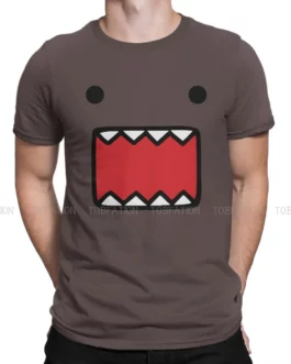 Domo Kun Doll Face Tshirt Homme Men Clothes 4XL 5XL 6XL 100% Cotton T Shirt